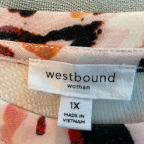 Westbound Long Sleeve Top - Orange and Black Print - Picture 10 of 11